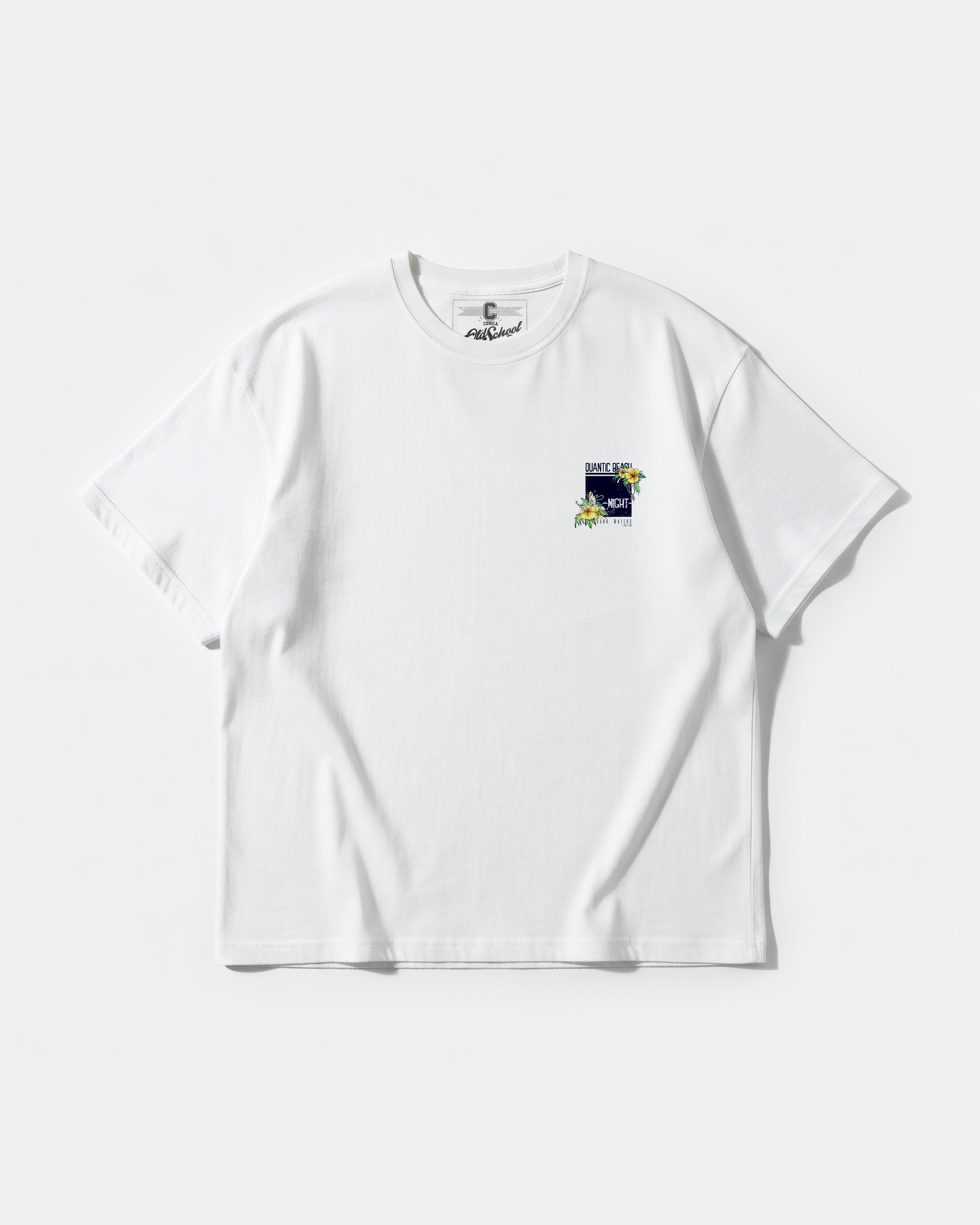 Camiseta Quantic Beach Pocket Front Oversize Basic