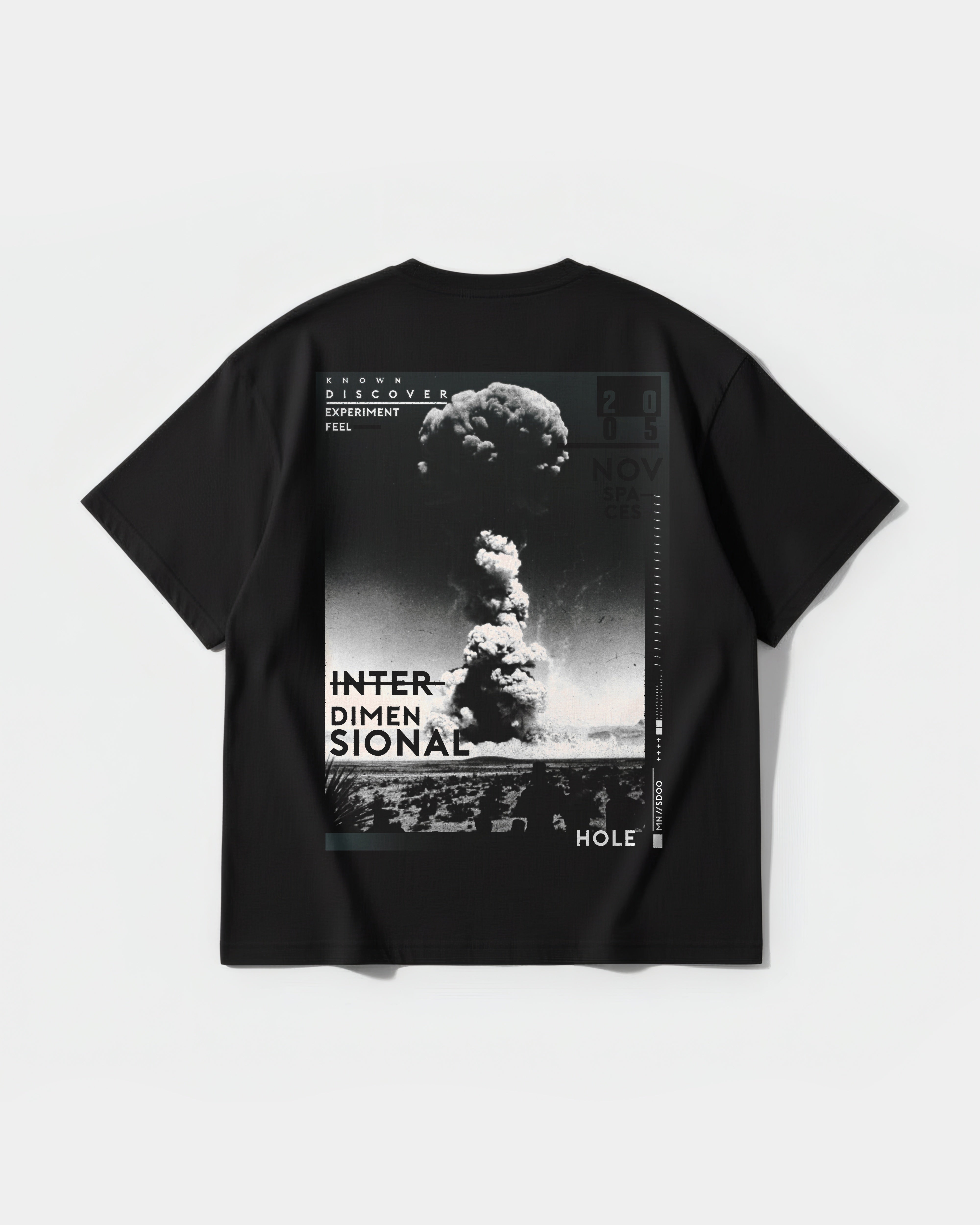 Camiseta Interdimensional Big Back Oversize Basic