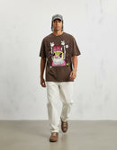 Modelo mide 1,82m y usa talla L