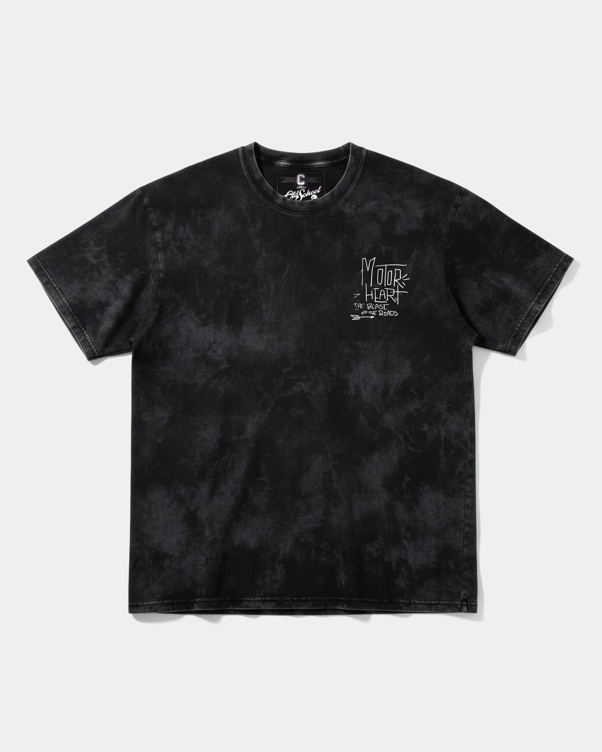 Camiseta Motor Heart Pocket Front Oversize Acid