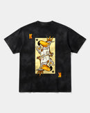 Camiseta King S Cocktail Big Back Oversize Acid Negro