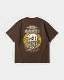 Camiseta Iron Mammoth Big Back Oversize Basic Marron