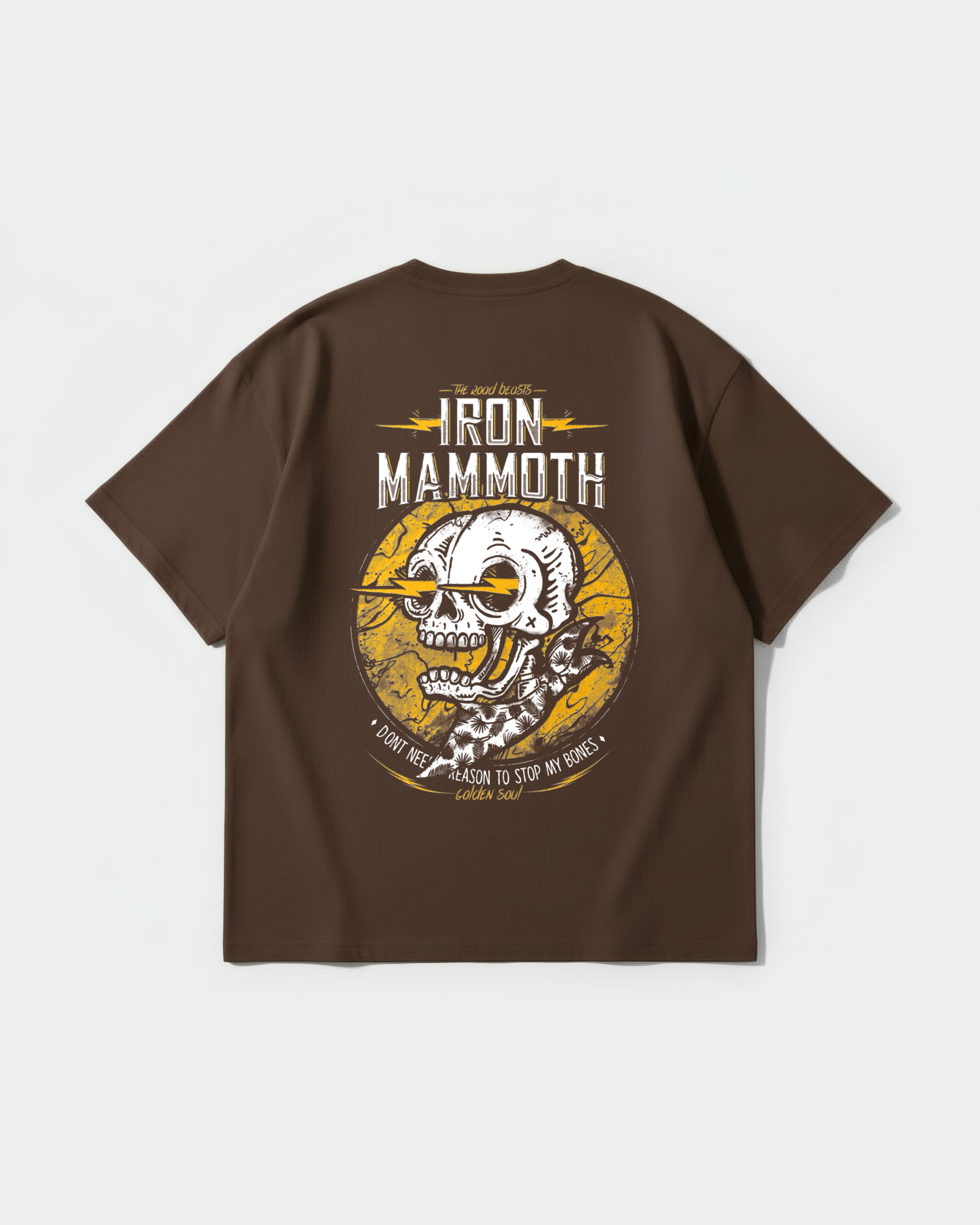 Camiseta Iron Mammoth Big Back Oversize Basic