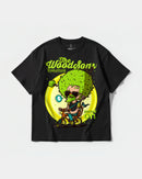 Camiseta The Woodsons White Big Front Oversize Basic Negro