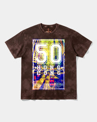 Camiseta Hong Kong Big Front Oversize Acid Marron