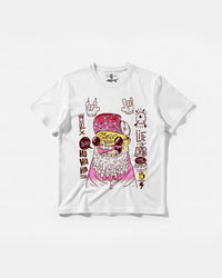 Camiseta The Surfer Beat Big Front Regular Basic Blanco