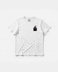 Camiseta Vacation2050 Pocket Front Regular Basic Blanco