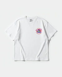 Camiseta Somos Skaters Big Front Oversize Basic Blanco