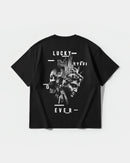 Camiseta Lucky Big Back Oversize Basic Negro