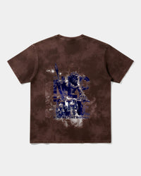 Camiseta Poseidon Big Back Oversize Acid Marron
