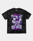 Camiseta Warrior Big Front Oversize Acid Negro