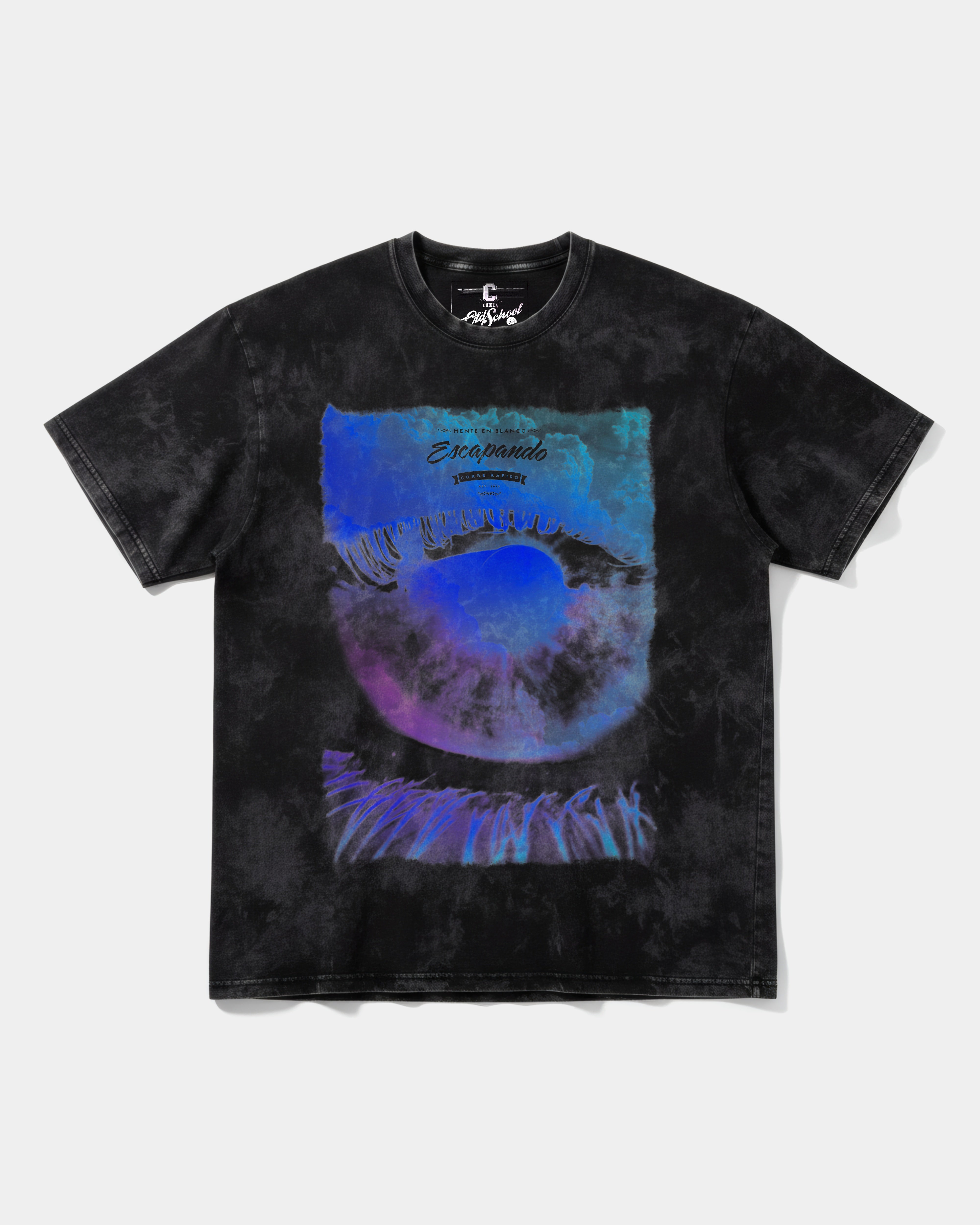 Camiseta Escapando Big Front Oversize Acid