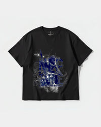 Camiseta Poseidon Big Front Oversize Basic Negro