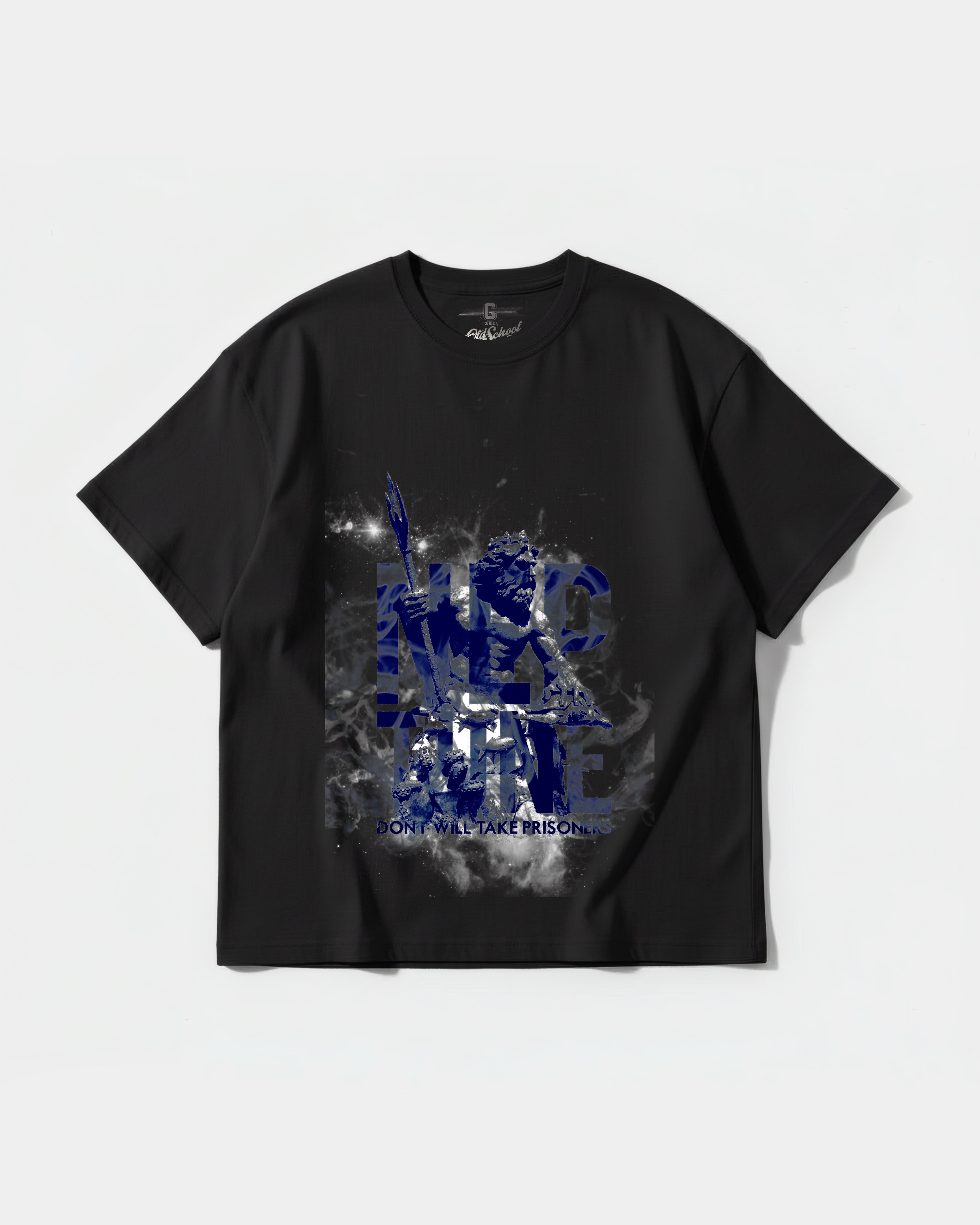 Camiseta Poseidon Big Front Oversize Basic