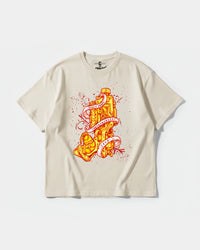 Camiseta Winchester Big Front Oversize Basic Beige