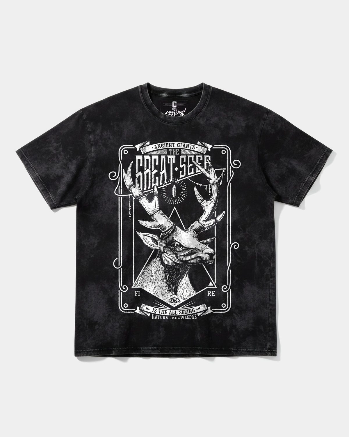 The Seer Big Front Oversize Acid T-Shirt