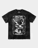 Camiseta The Seer Big Front Oversize Acid Negro