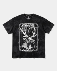 Camiseta The Seer Big Front Oversize Acid Negro