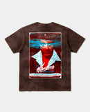 Camiseta Tony Montana Big Back Oversize Acid Marron