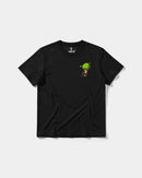 Camiseta The Woodsons Pocket Front Regular Basic Negro