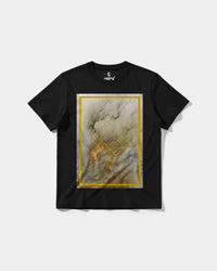 Camiseta Majestic Jupiter Big Front Regular Basic Negro