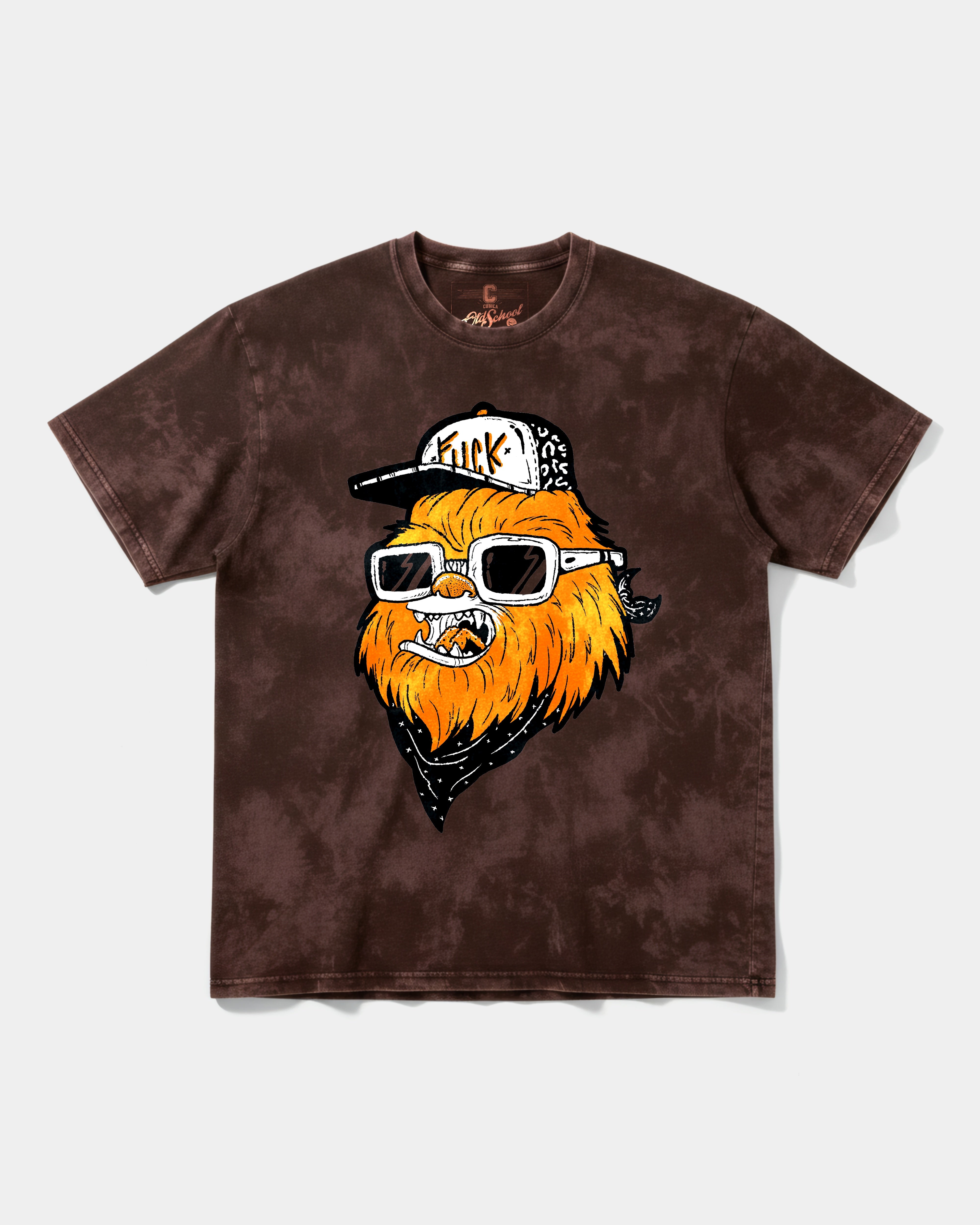 Camiseta Chewie Hippie Big Front Oversize Acid