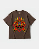 Camiseta Gorilla Samurai Big Front Oversize Basic Marron