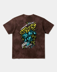 Camiseta Hopes Big Back Oversize Acid Marron