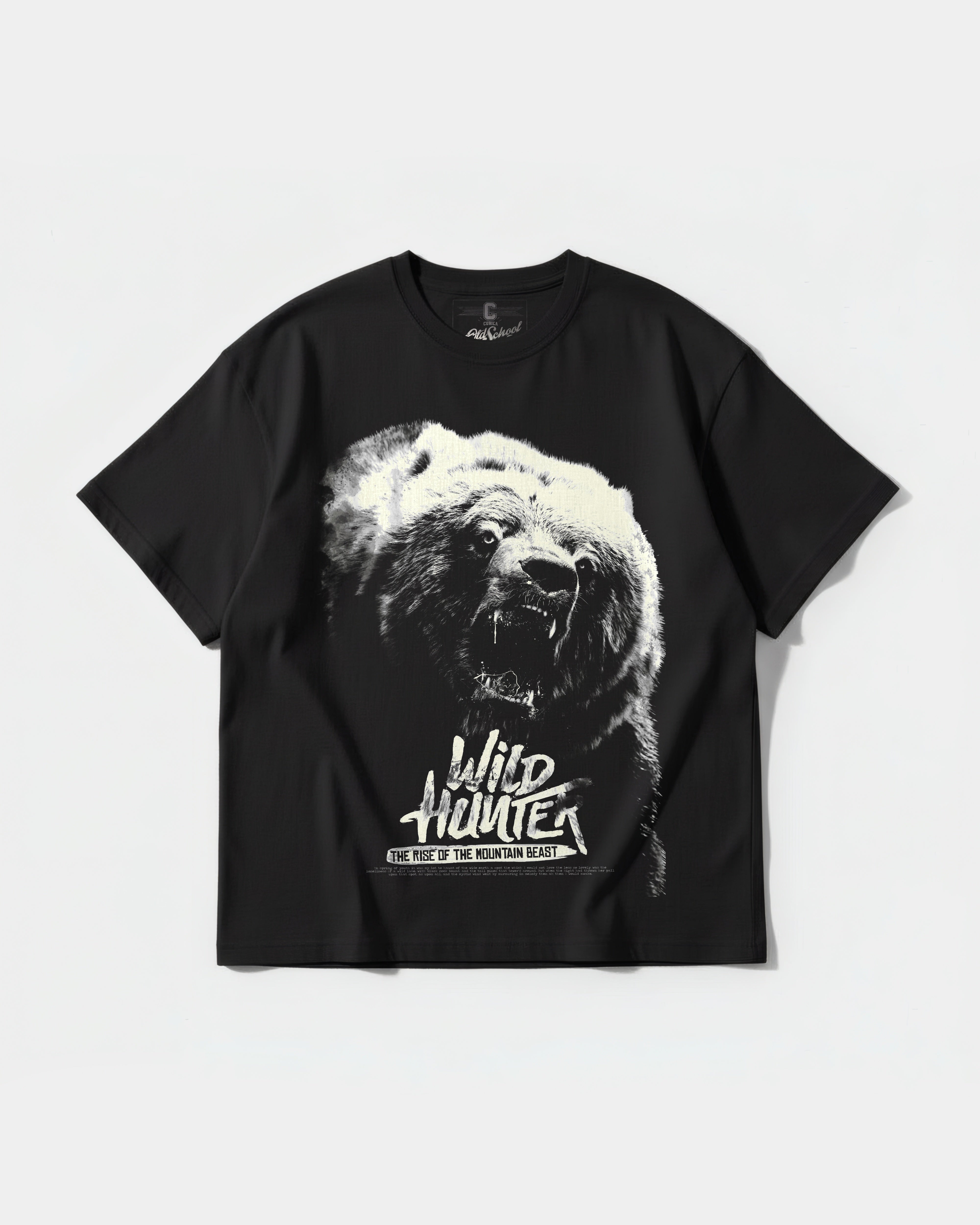 Camiseta Wild Hunter Big Front Oversize Basic