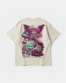 Camiseta Beetlejuice Pocket Front Oversize Basic Beige