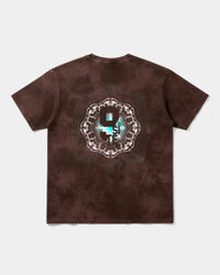 Camiseta Pleasures Big Back Oversize Acid Marron