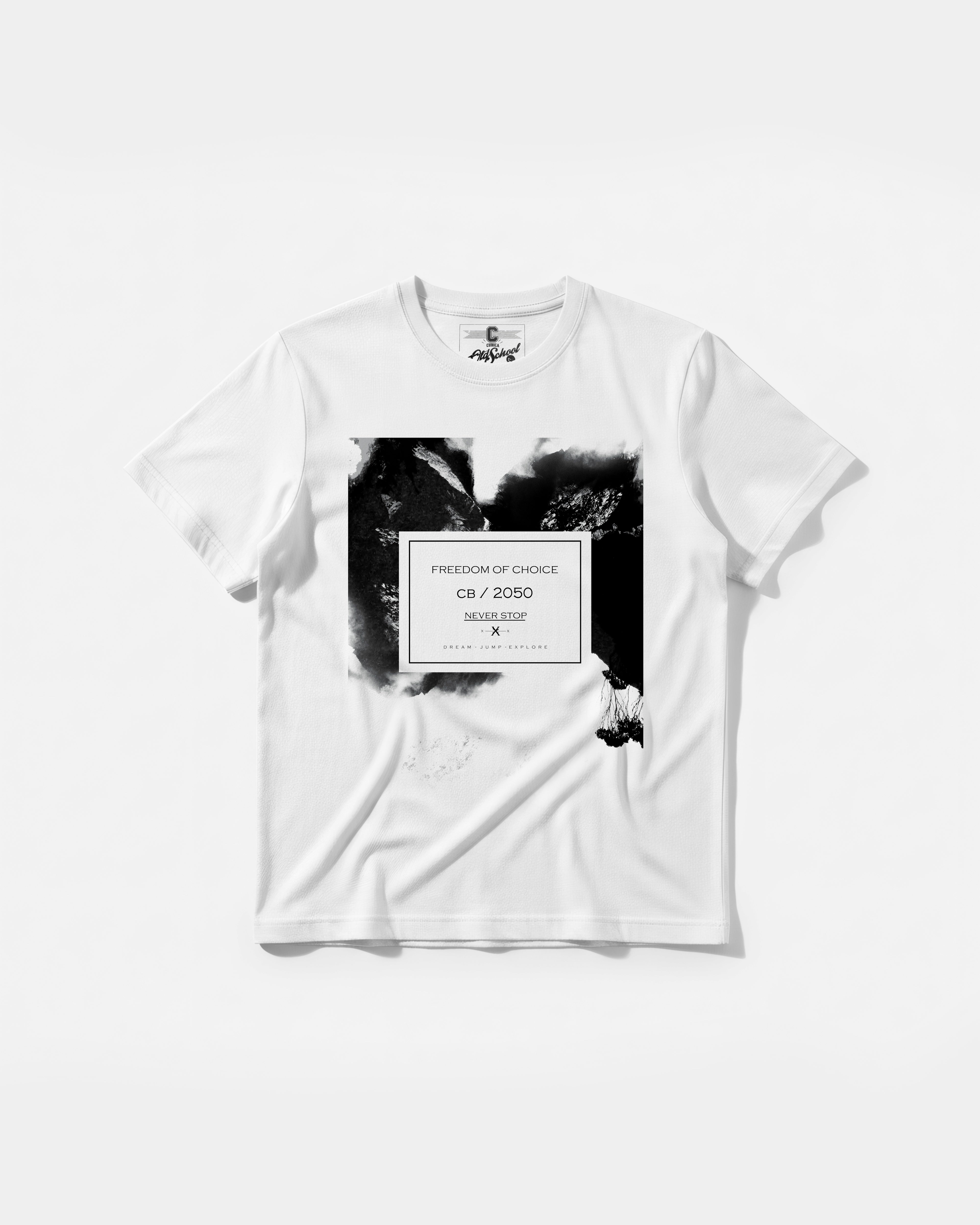 Camiseta Freedom Of Choice Big Front Regular Basic