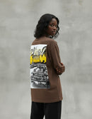 Modelo mide 1,65m y usa talla S