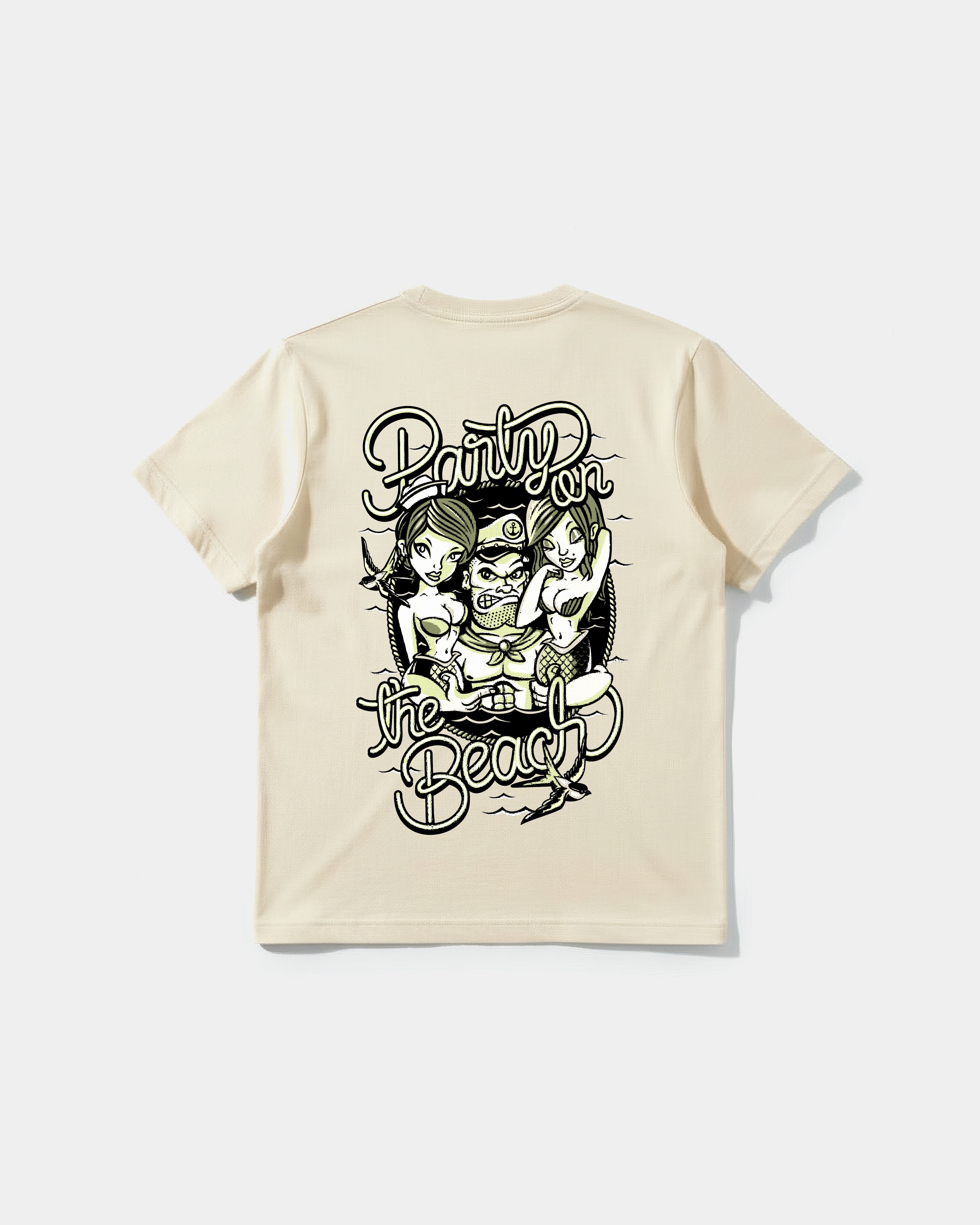 Camiseta Party On Pocket Espalda Regular Basic