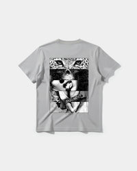 Camiseta Panter Skull Big Back Regular Basic Gris