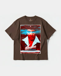 Camiseta Tony Montana Big Front Oversize Basic Marron