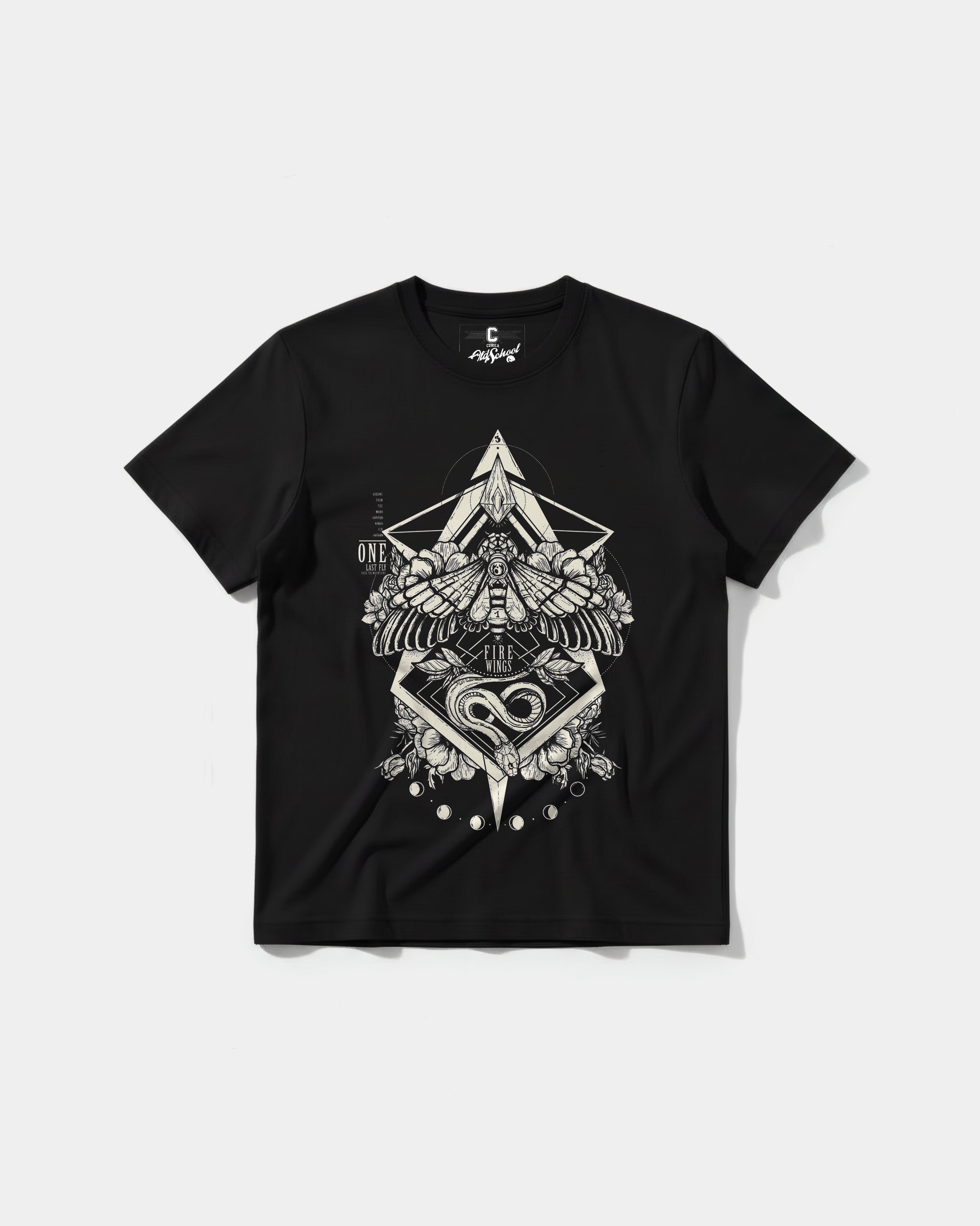 Camiseta Fire Wings Big Front Regular Basic