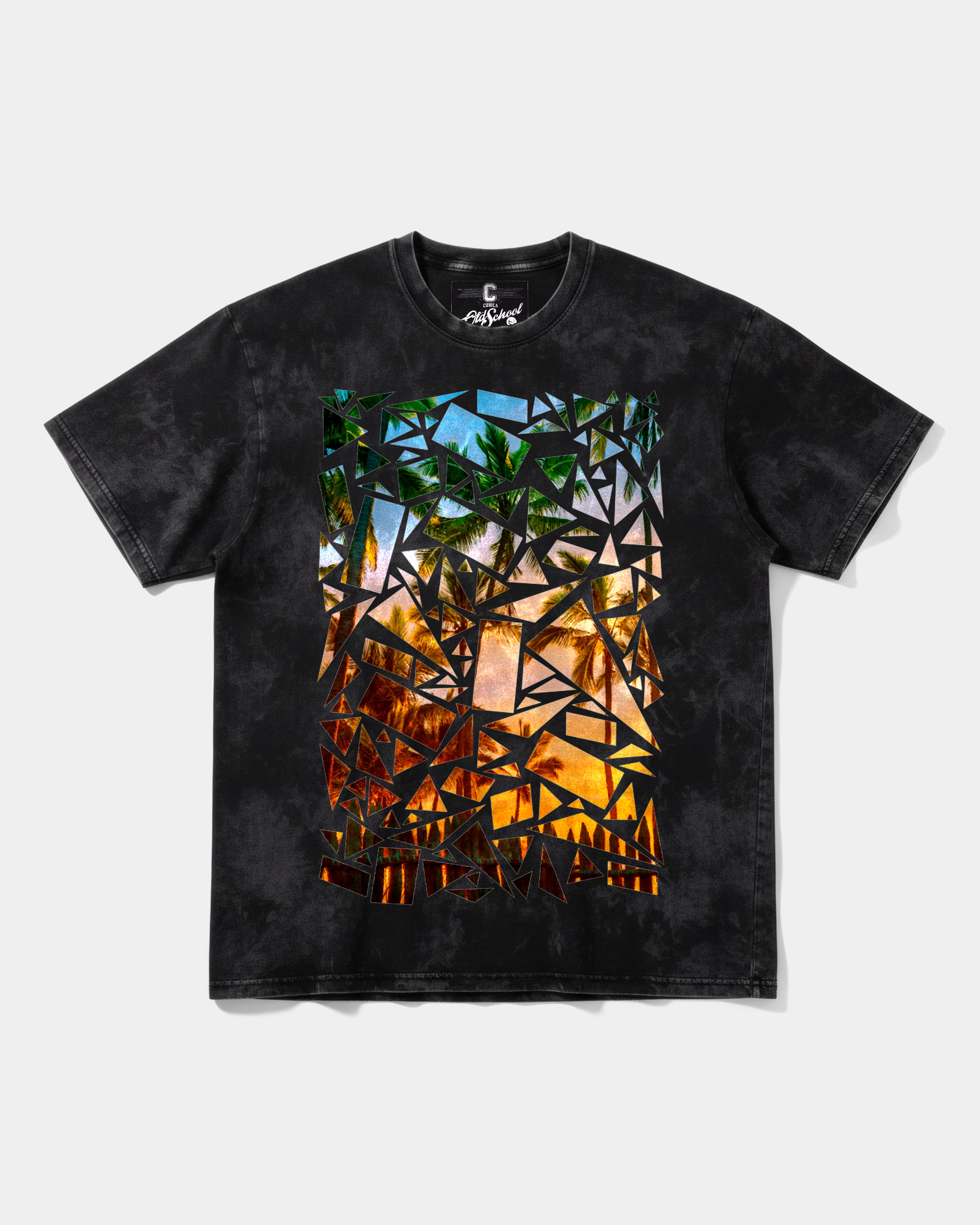 Camiseta Crystal Beach Big Front Oversize Acid