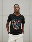 Modelo mide 1,76m y usa talla M