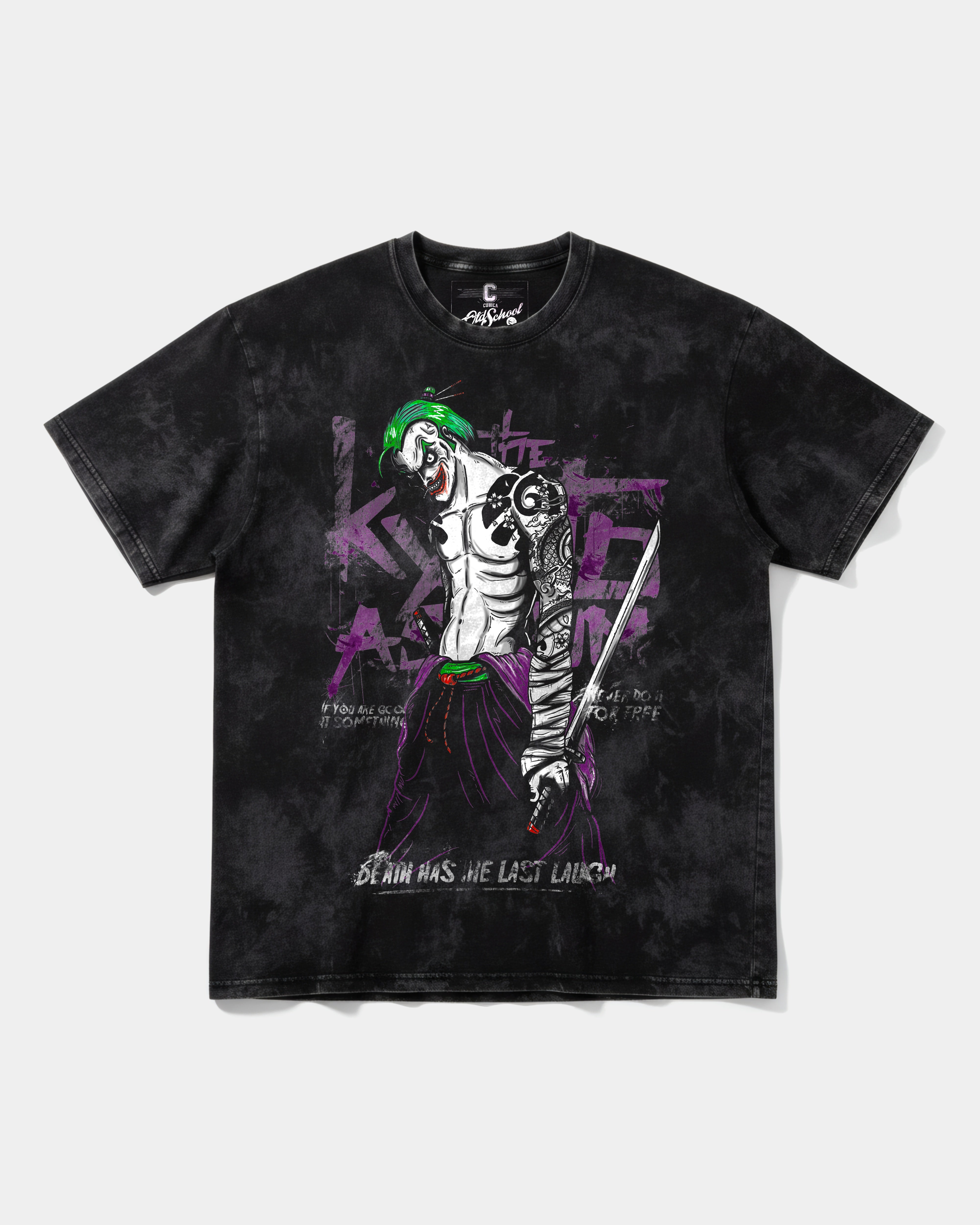 Camiseta Joker Yakuza Big Front Oversize Acid