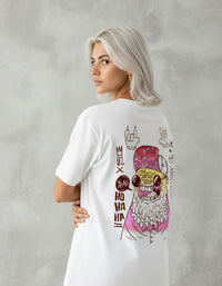 Modelo mide 1,64m y usa talla M