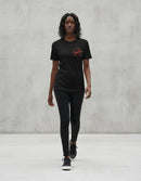 Modelo mide 1,65m y usa talla S
