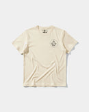 Camiseta Libertad White Pocket Front Regular Basic Beige