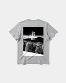 Camiseta Dark Risk White Big Back Regular Basic Gris