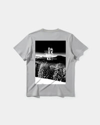 Camiseta Dark Risk White Big Back Regular Basic Gris