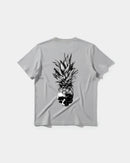 Camiseta Pina Calavera Big Back Regular Basic Gris