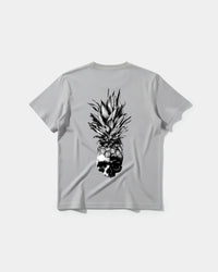 Camiseta Pina Calavera Big Back Regular Basic Gris