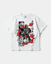 Camiseta Darth Vader Big Oversize Front Basic Blanco