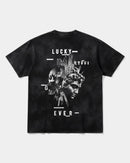 Camiseta Lucky Big Back Oversize Acid Negro
