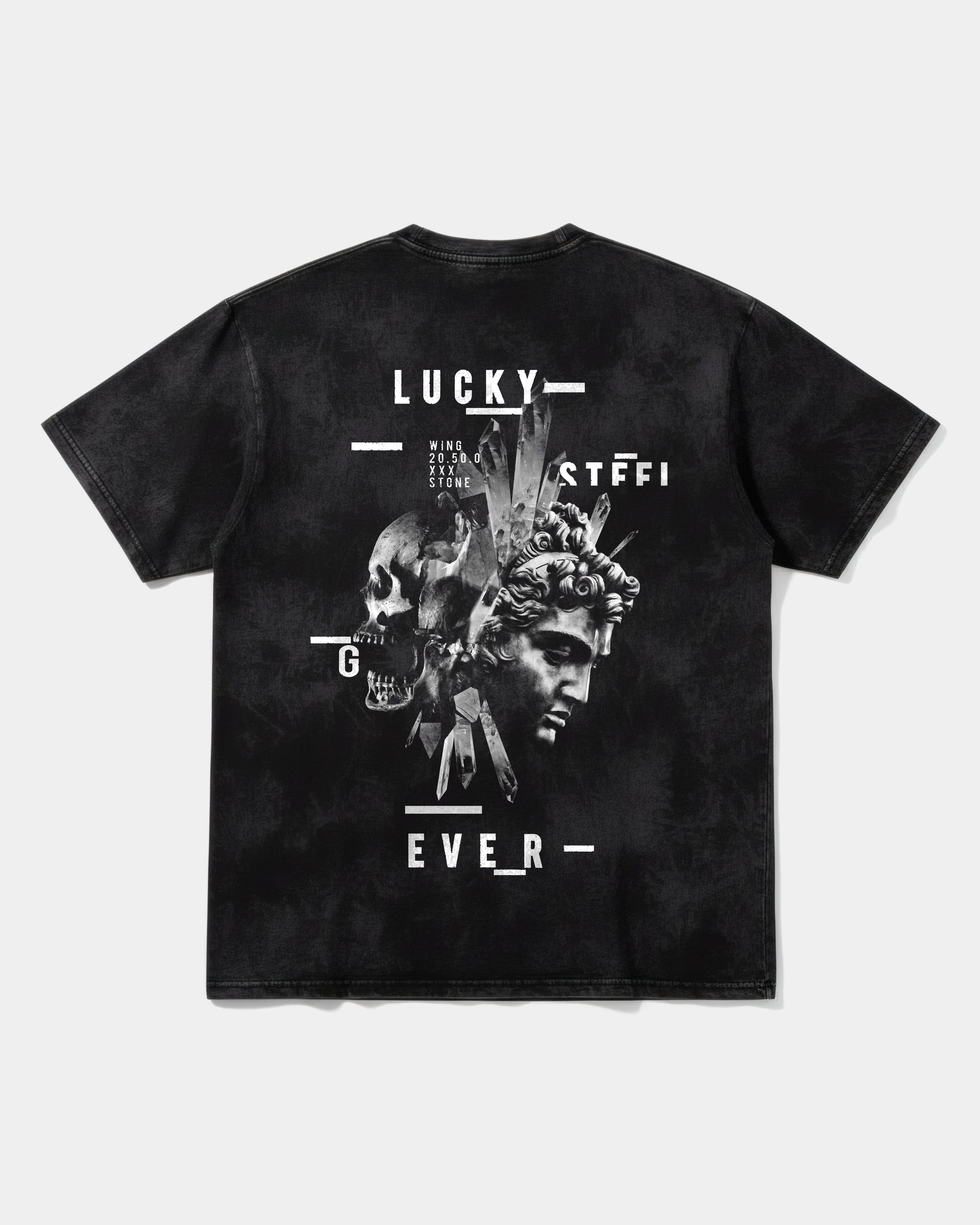 Camiseta Lucky Big Back Oversize Acid